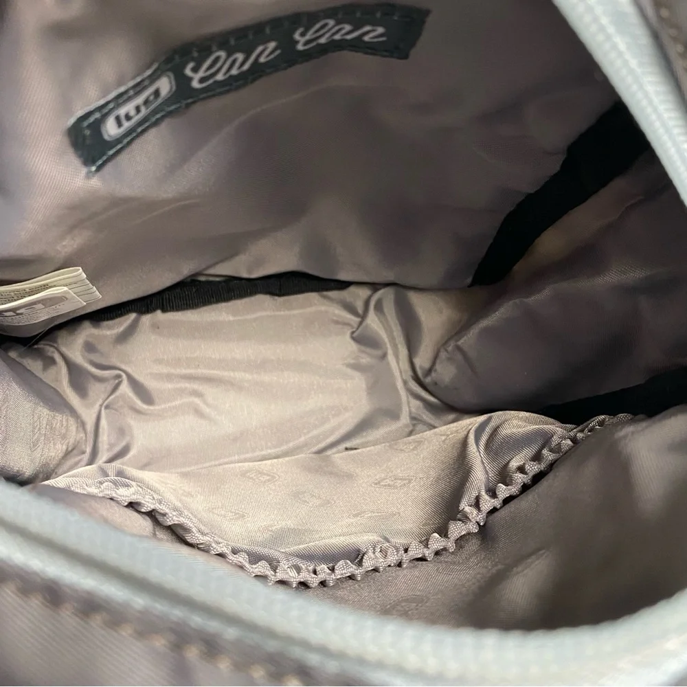 Lug Can Can Black and Gray Messenger Bag Camouflage Design‎ Hiking Camping NWOT